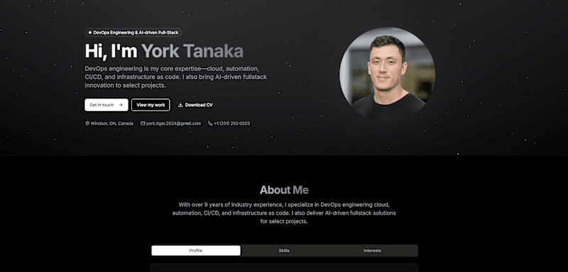 Cover image for DevOps Engineer & AI Driven Next.js Full Stack Specialist