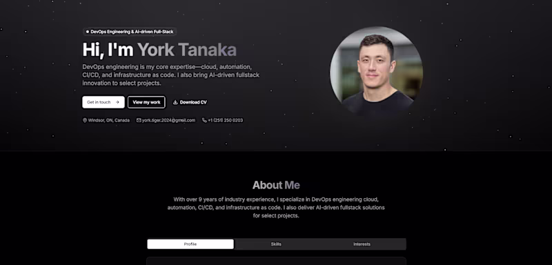 Cover image for DevOps Engineer & AI Driven Next.js Full Stack Specialist