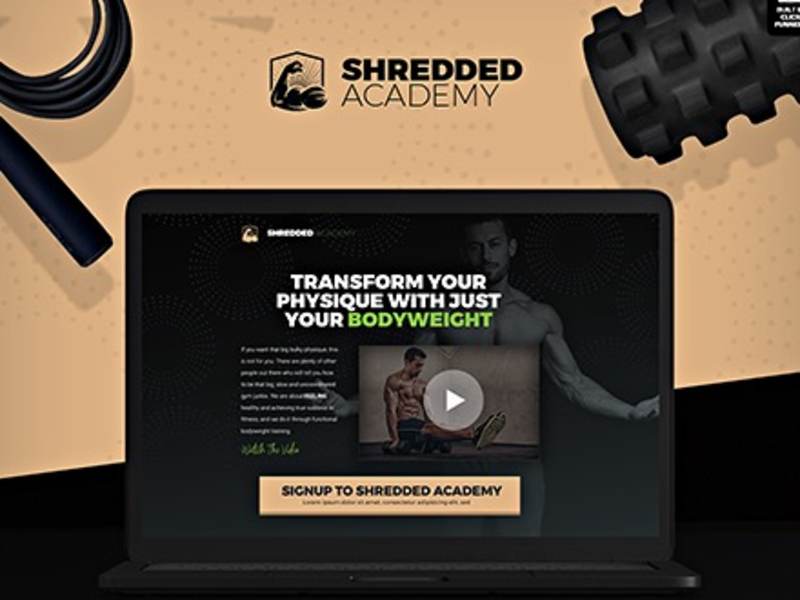 Cover image for Shredded Academy