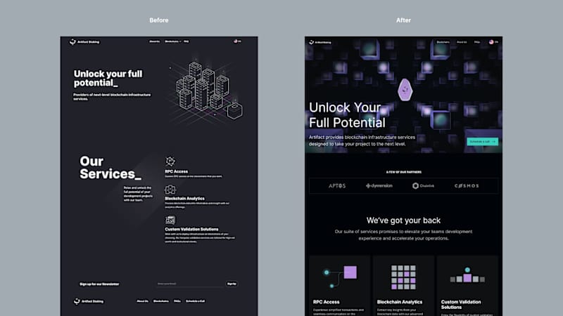 Cover image for Web3 Website Redesign
