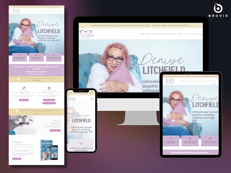 Cover image for Creating a Sophisticated Online Presence for Denise Litchfield