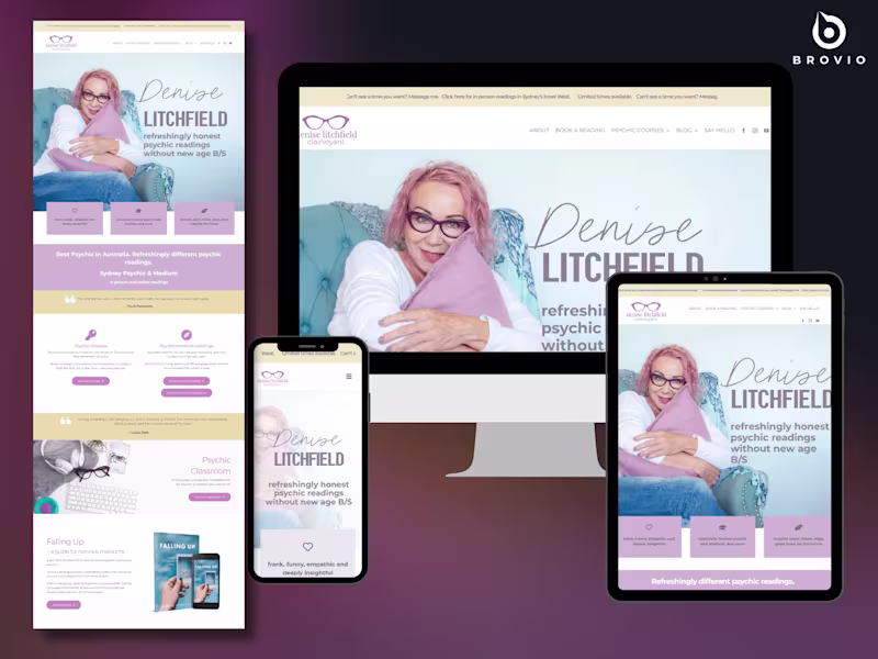 Cover image for Creating a Sophisticated Online Presence for Denise Litchfield