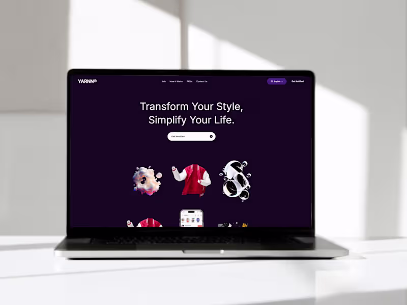 Cover image for Interactive Website Experience Built with Framer
