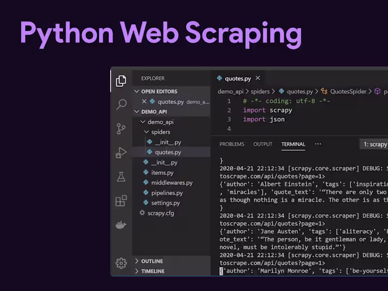 Cover image for Python Web Scraping