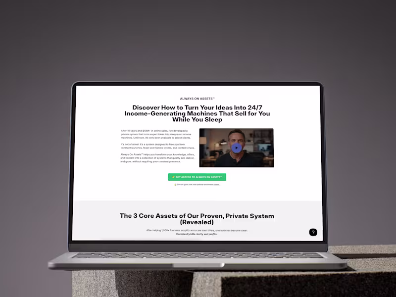 Cover image for Custom Kajabi Landing Page Development