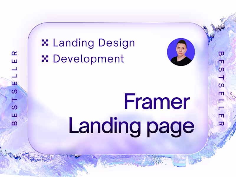 Cover image for Framer Landing Page Design & Development