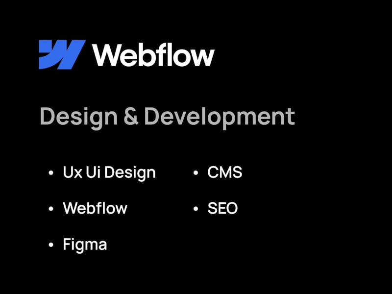 Cover image for Webflow Landing Page Design & Development