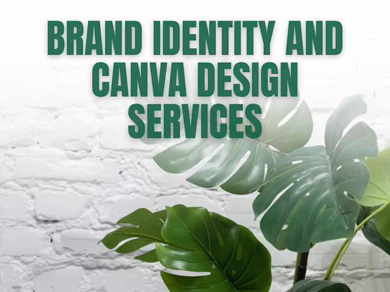 Cover image for Brand Identity & Canva Design Services