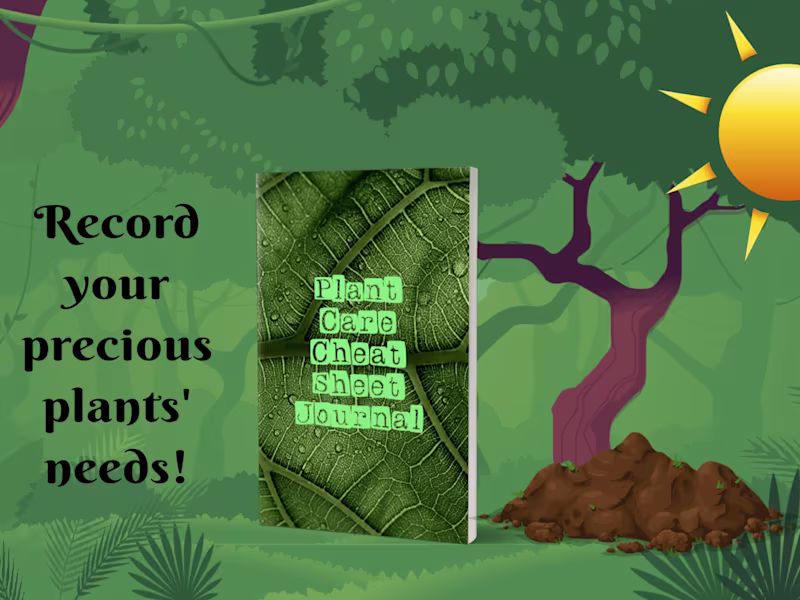 Cover image for Plant Care Journal - Paperback & Video