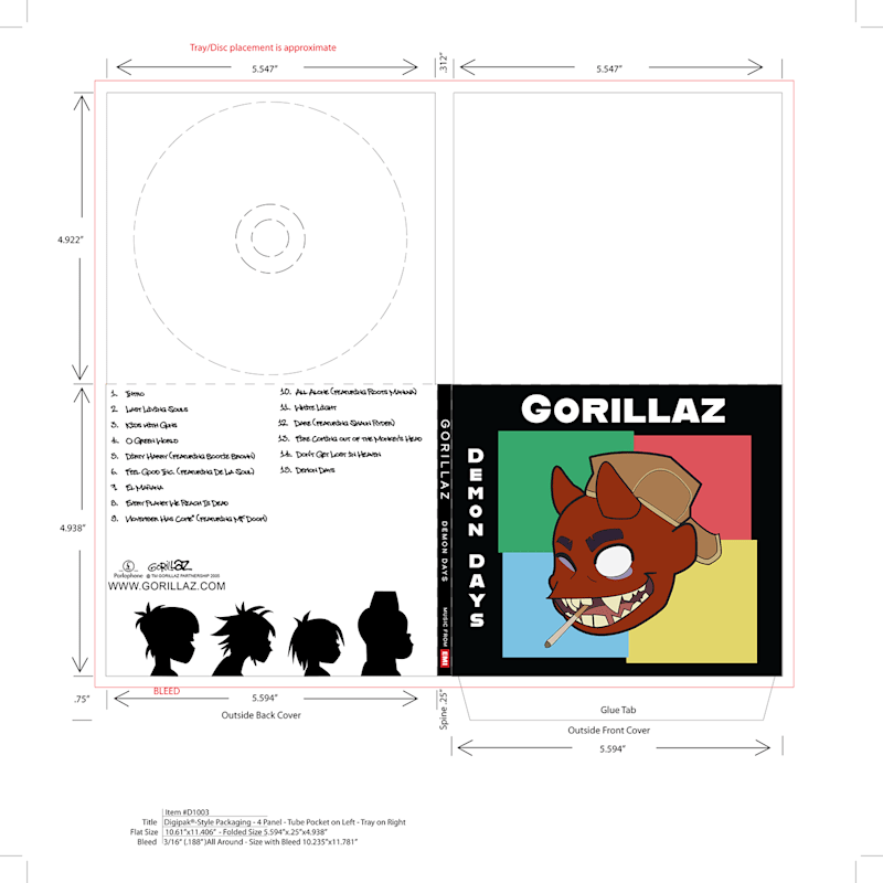 Cover image for Concept Album Art for Gorillaz