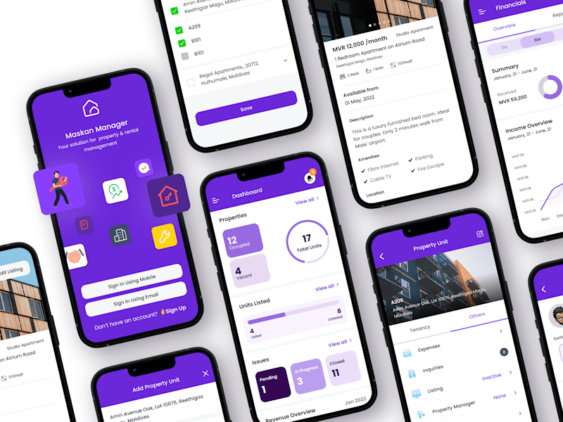 Cover image for Property Management Mobile + Web App