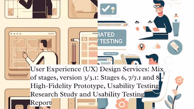 Cover image for High-Fid Prototye, Usability Testing and Report | Mix 3/3.1