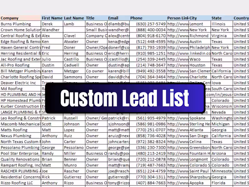 Cover image for A client asked me to build a 5,000-company list of businesse...