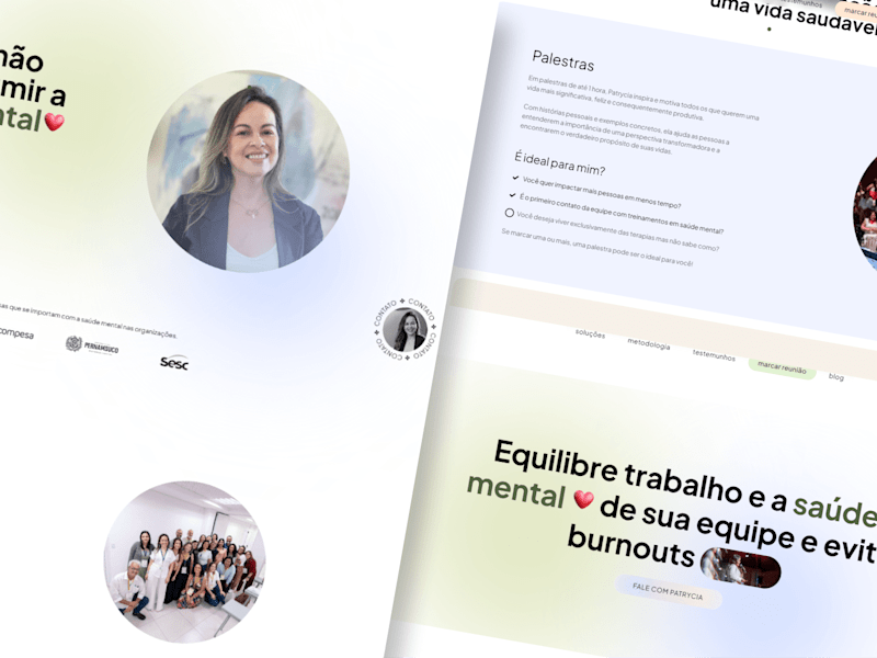 Cover image for Landing Page For B2B Wellness Coach (Branding + Development)