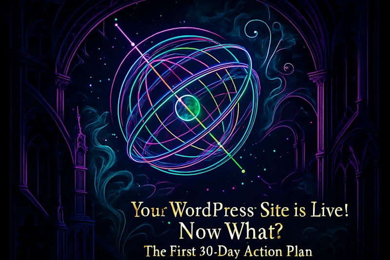Cover image for Your WordPress Site is Live! Now What? The First 30-Day Action Plan