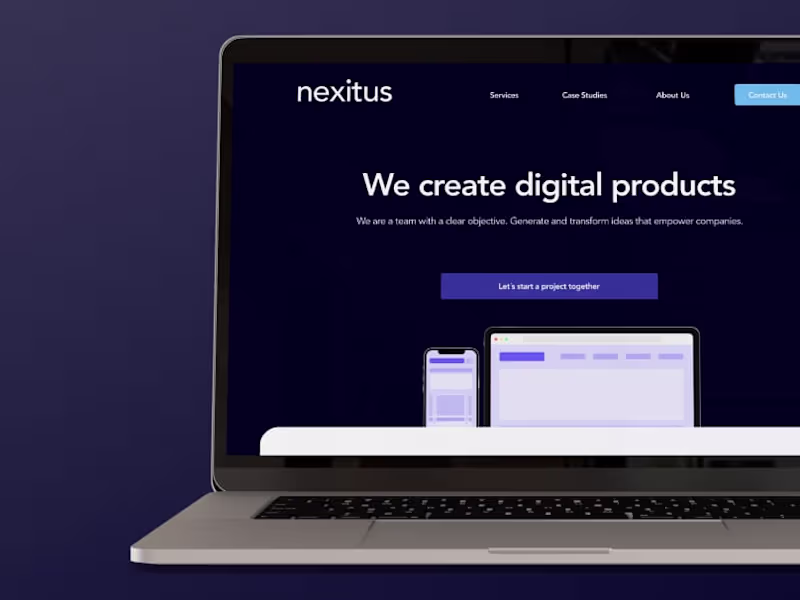 Cover image for Website Design - Nexitus