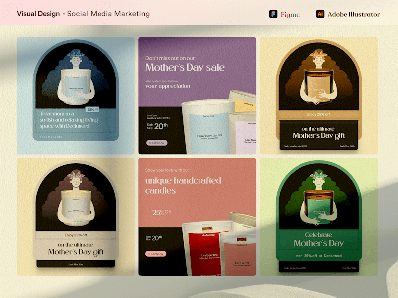 Cover image for Digital Marketing Visual Design for Declutterd