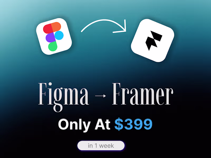 Cover image for Figma to Framer
