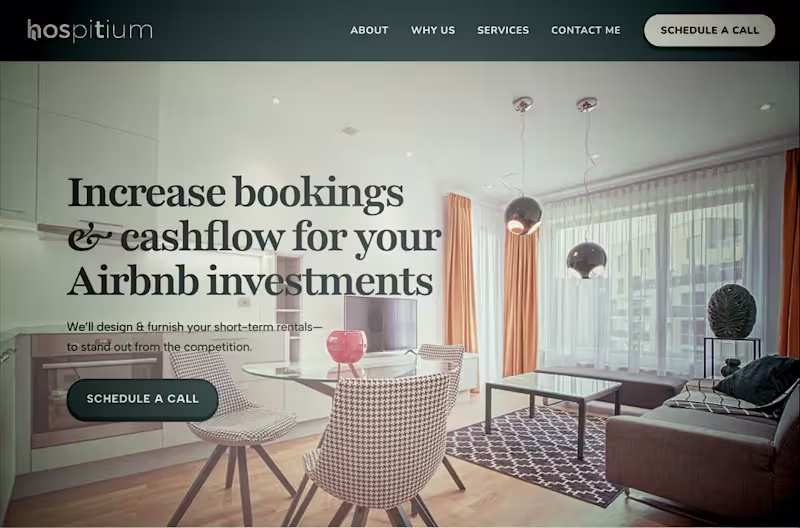Cover image for Hospitium Designs | For AirBnB rental owners
