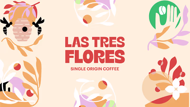 Cover image for Las Tres Flores Café
