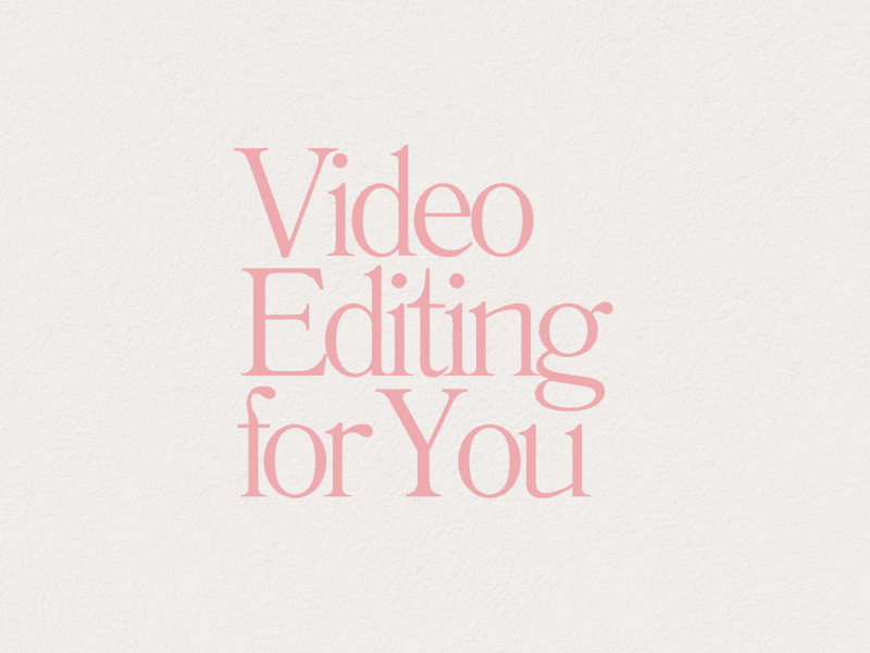 Cover image for In a rush? Video editing on a tight schedule