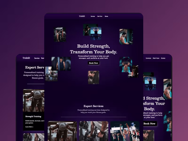 Cover image for Framer Responsive and Animated Landing page design