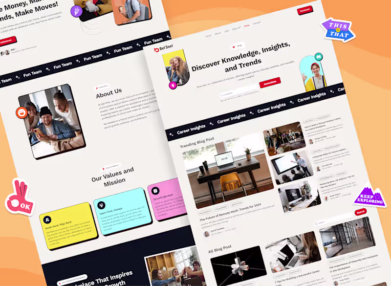 Cover image for Bel Snel Landing Page 