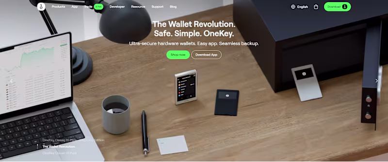 Cover image for Crypto Hardware Wallet Product Website Development