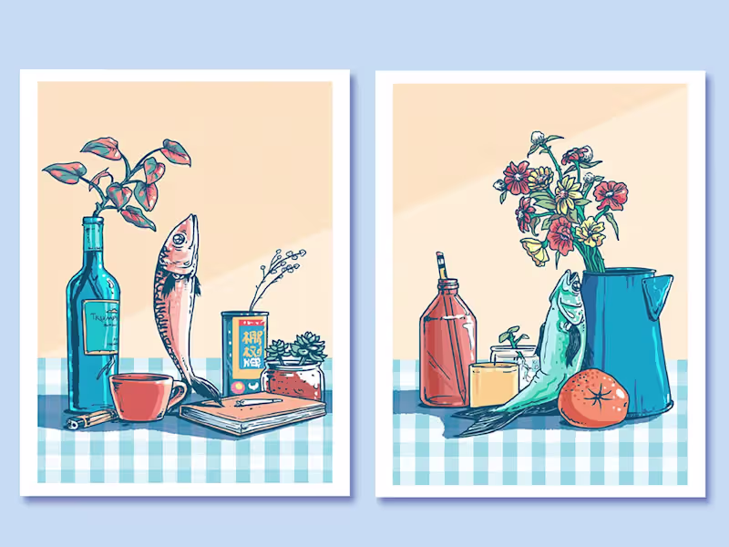 Cover image for Unique and perzonalized Illustrations for posters and prints!