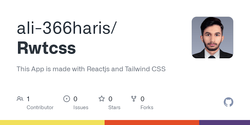 Cover image for ali-366haris/Rwtcss