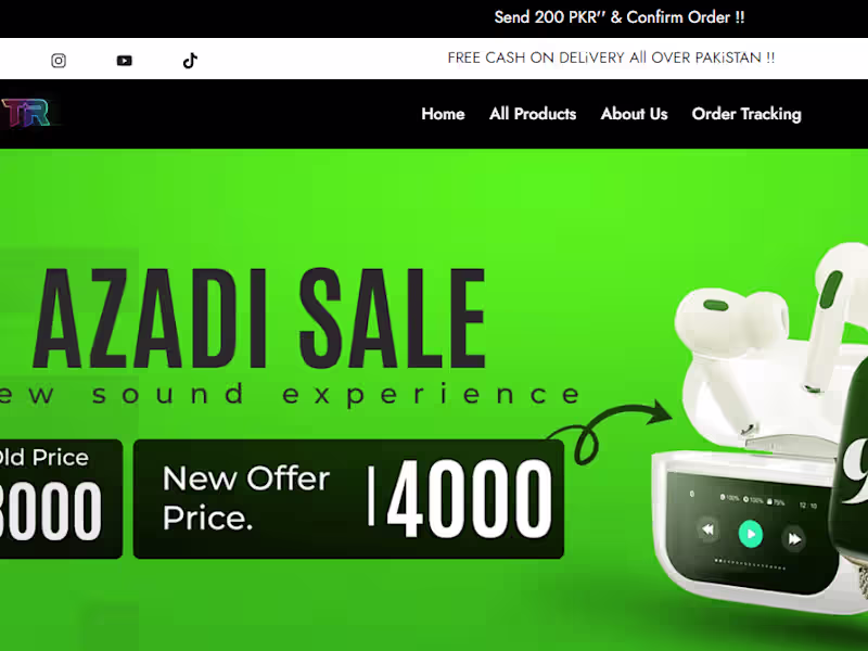 Cover image for Talha Review Store - Shopify Tech Store