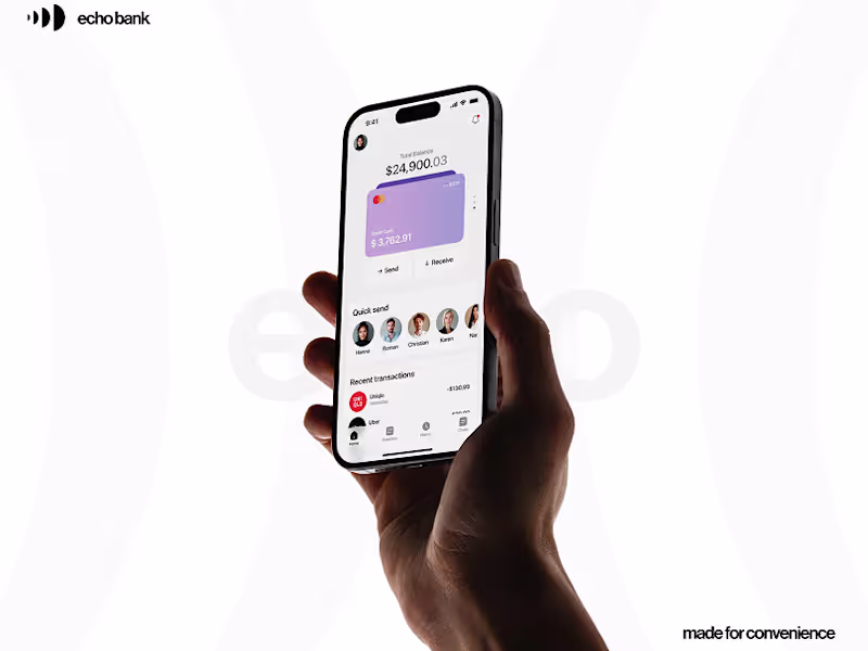 Cover image for Echo - mobile bank