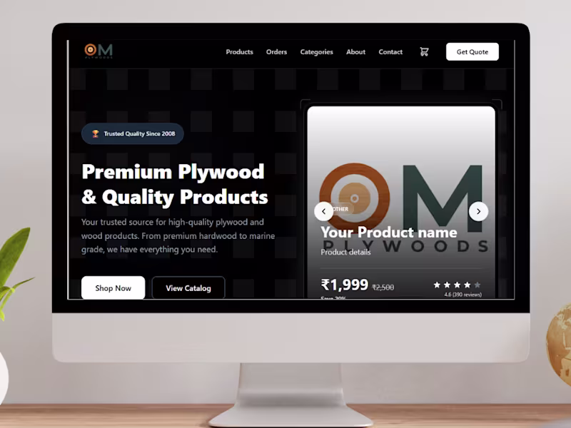 Cover image for Omplywood - Premium Plywood & Wood Products