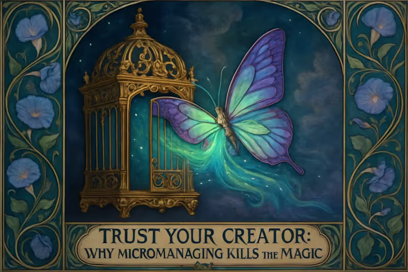 Cover image for Trust Your Creator: Why Micromanaging Kills the Magic