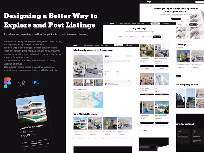 Cover image for I will Design your full Website UI/UX Design. 