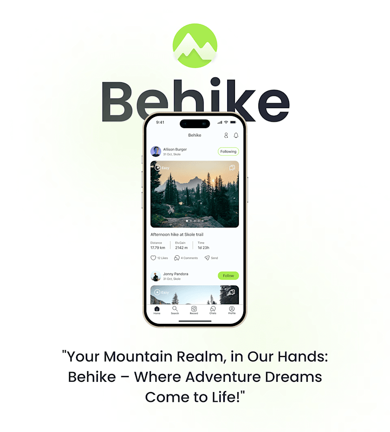 Cover image for Behike Travel app on Behance