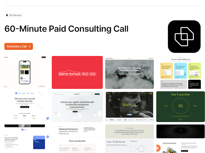 Cover image for 60-Minute Call on Framer Website Development