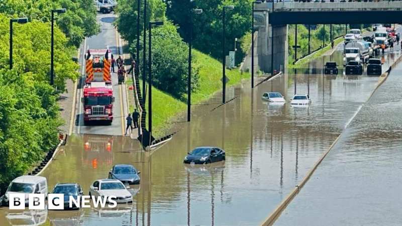 Cover image for Toronto cleans up after extreme storms trigger floods and energ…