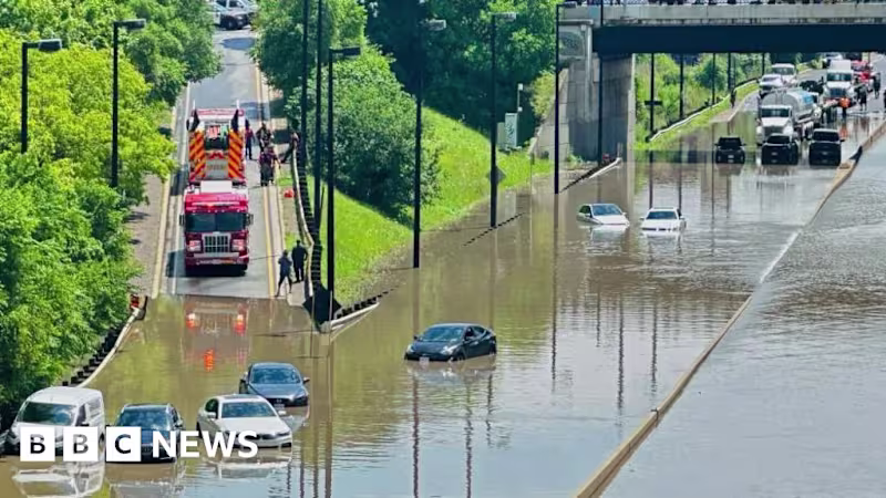 Cover image for Toronto cleans up after extreme storms trigger floods and energ…