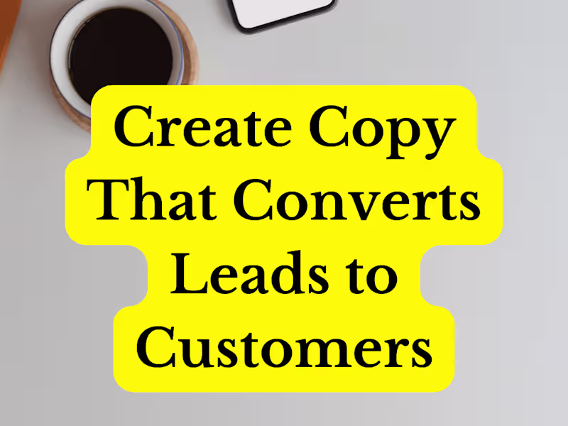Cover image for Persuasive Copywriting that Converts Leads into Paying Customers