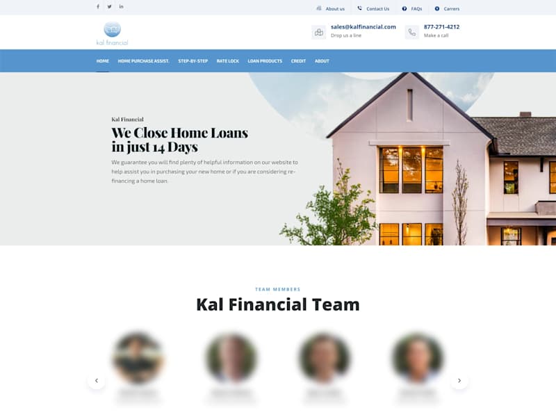Cover image for Kal FInancials