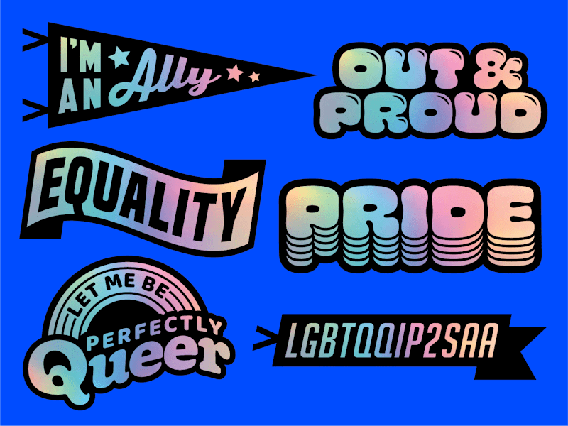 Cover image for ActiveCampaign PRIDE 2021 — Holographic sticker concept