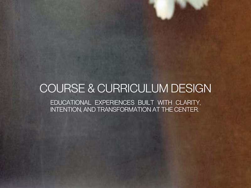 Cover image for Course & Curriculum Design