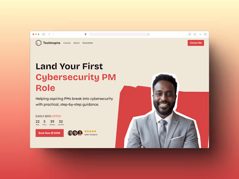 Cover image for Course Landing page