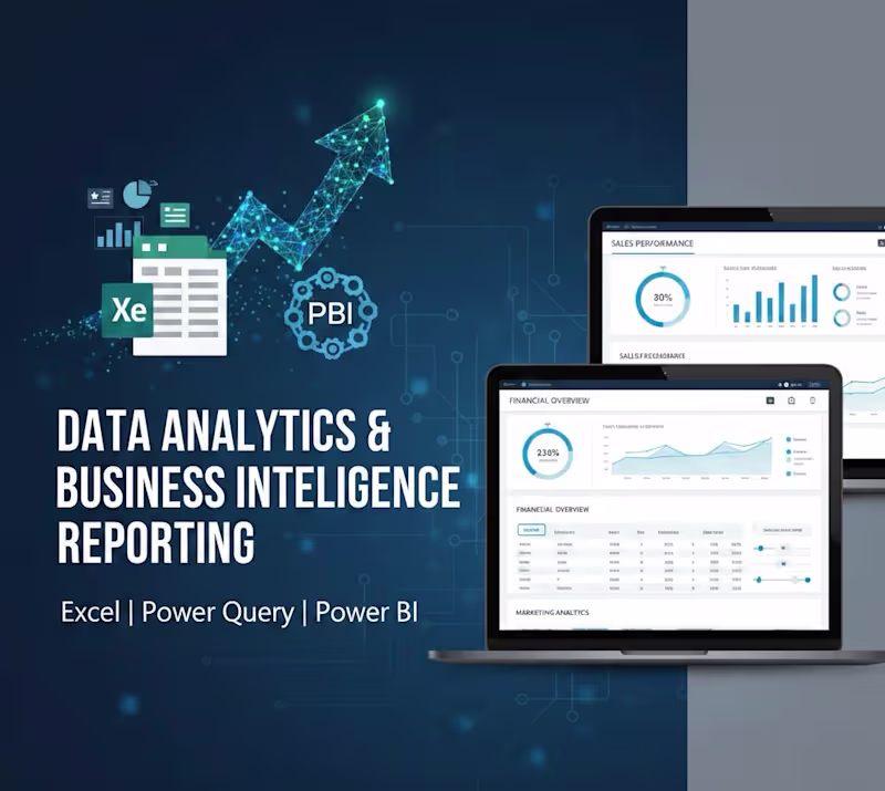 Cover image for Data Analytics & Business Intelligence Reporting