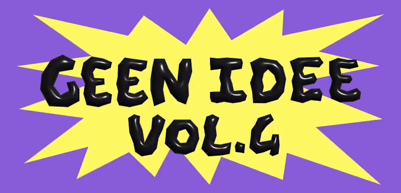 Cover image for Visual System Development for Geen Idee Magazine Vol. 4