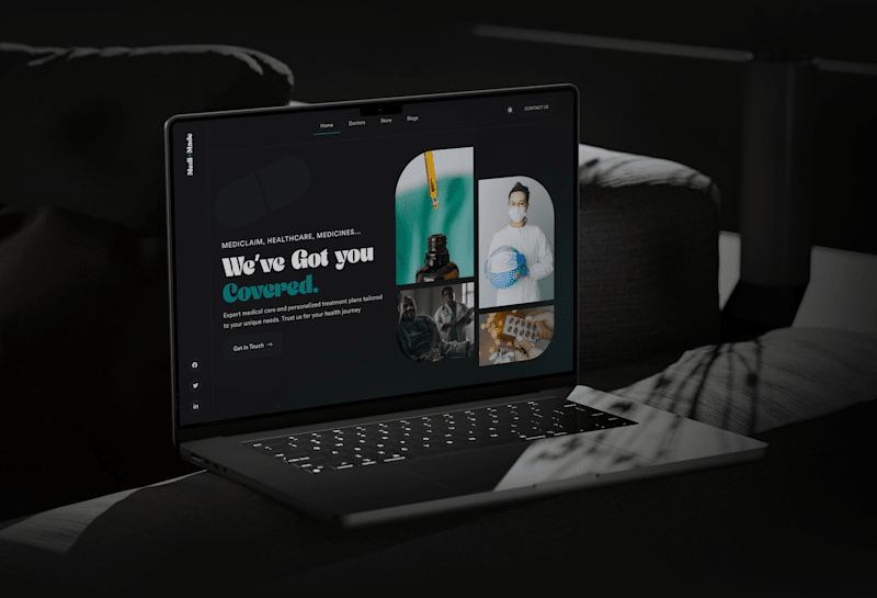 Cover image for Medi+Made - Landing Page Design