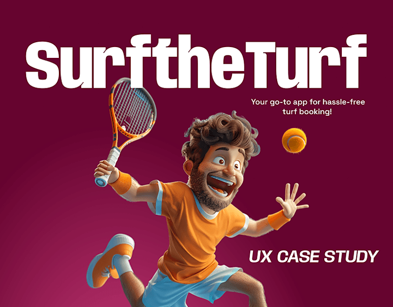 Cover image for Turf Booking App | UX Case Study Presentation