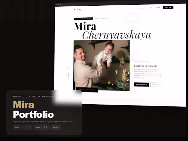 Cover image for Designed and built a professional