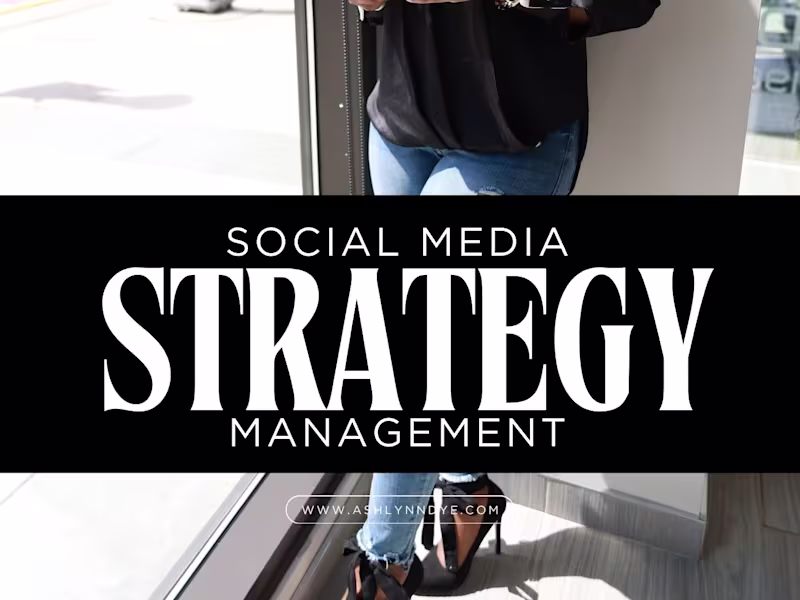 Cover image for Social Media Management Strategy